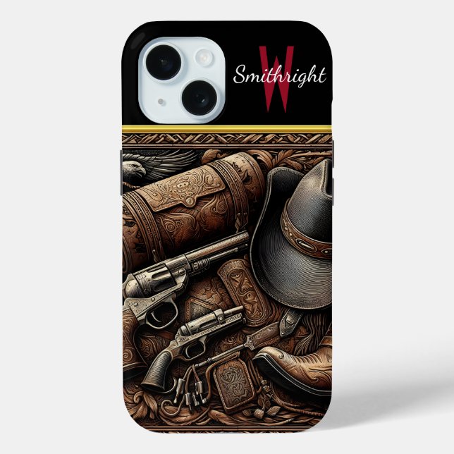 Wild West-Schätze Case-Mate iPhone Hülle (Rückseite)