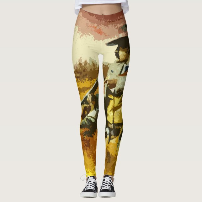 Wild West schießt Leggings aus (Vorderseite)