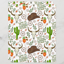 Wild West Scrapbook Paper