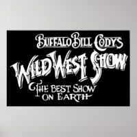 WILD WEST SHOW Banner von BUFFALO BILL CODY
