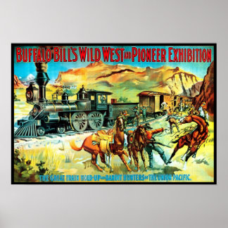 Wild West und Pioneer - Print Poster