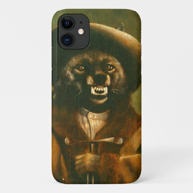Wild West Werewolf iPhone 11 Fall Case-Mate iPhone Hülle (Rückseite)