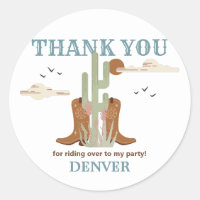 Wild West Western Cowboy Birthday Party Danke