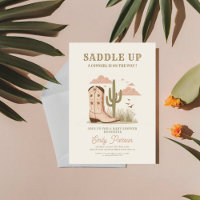 Wild Western Cactus Girl Baby Shower