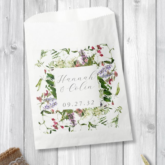 Wild Whimsical Blooms & Greenery Geschenktütchen (Von Creator hochgeladen)