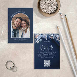 Wild & Whimsical Wedding Website-ID110 Begleitkarte