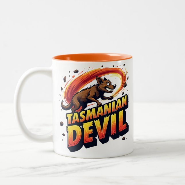 Wild Whirlwind Zweifarbige Tasse (Links)