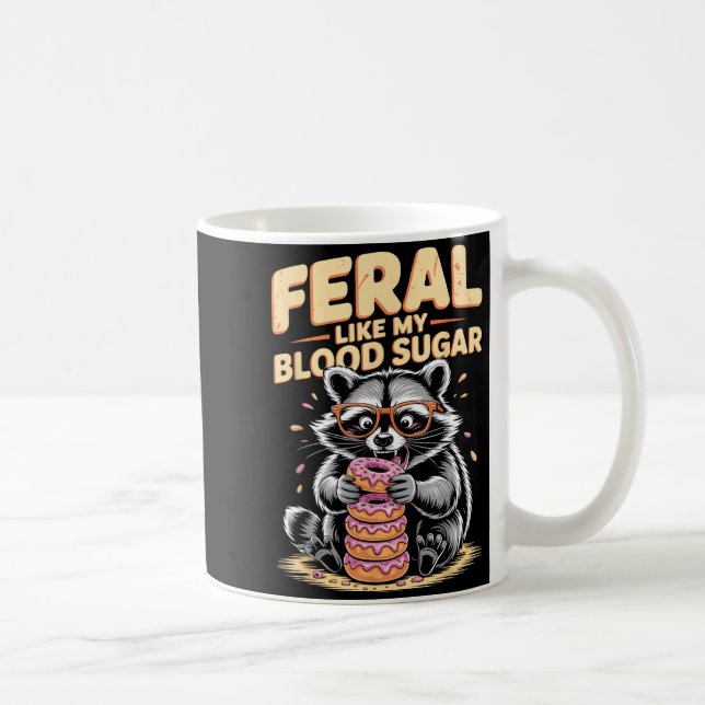 Wild wie mein Blutzucker  Kaffeetasse (Rechts)