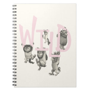 WILD   Wild Things and Max - Pink Notizblock