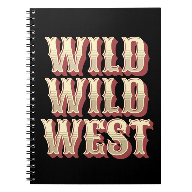 Wild Wild West Notizblock (Vorderseite)