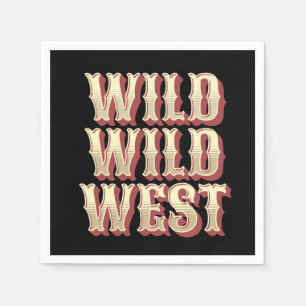 Wild Wild West Serviette