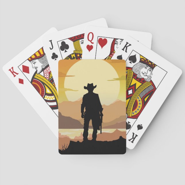 Wild Wild West Spielkarten (Rückseite)