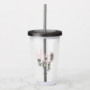 WILD Wilde Dinge und Max - Pink Acryltrinkbecher