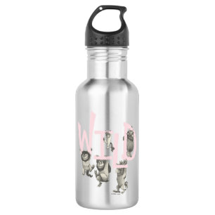 WILD Wilde Sachen und Max - Pink Edelstahlflasche