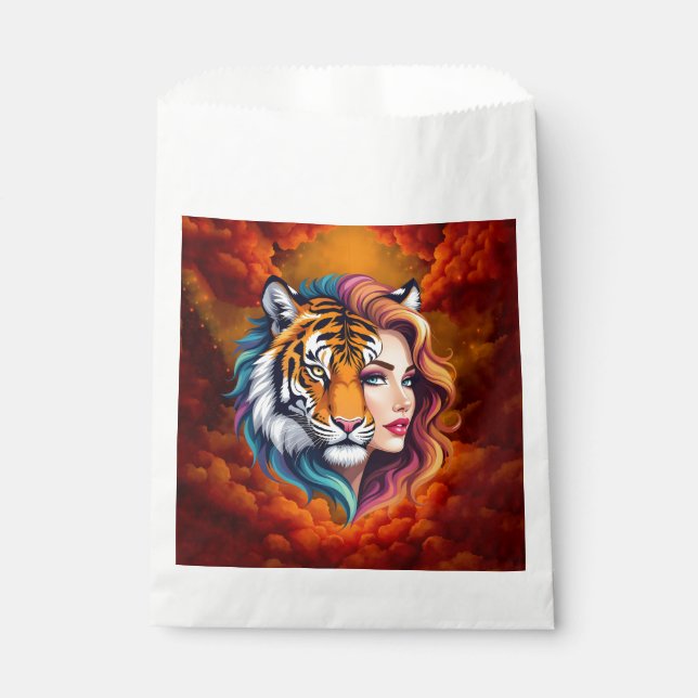 Wild Within – Tiger Spirit Göttin.  Geschenktütchen (Vorderseite)