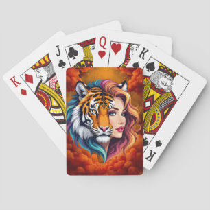 Wild Within – Tiger Spirit Göttin. Spielkarten