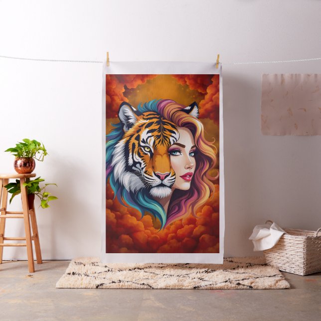 Wild Within – Tiger Spirit Göttin Stoff (Beispiel)