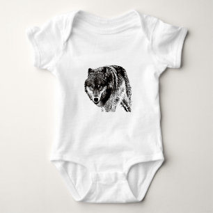 Wild Wolf Baby Strampler
