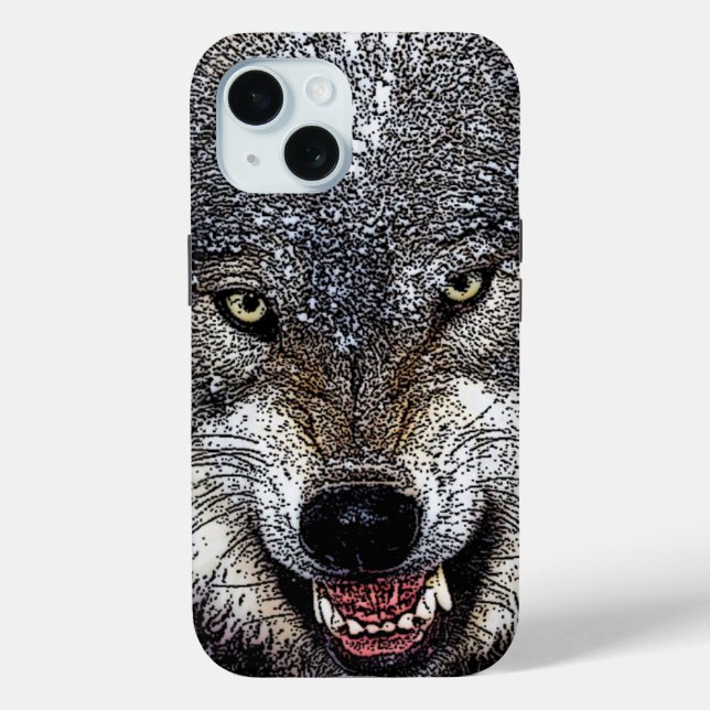 Wild Wolf Case-Mate iPhone Hülle (Rückseite)