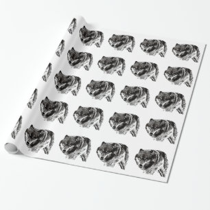 Wild Wolf Geschenkpapier