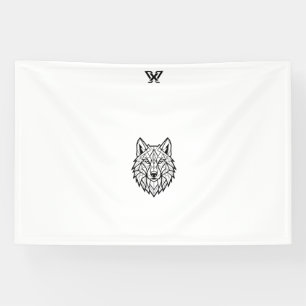 Wild Wolf Grafik Vintage-Wilderness-Wolf-T-Shirt Banner