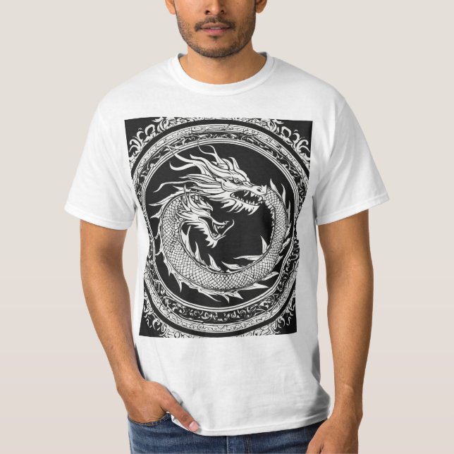 Wild Wolf Graphic dragon tee (Vorderseite)