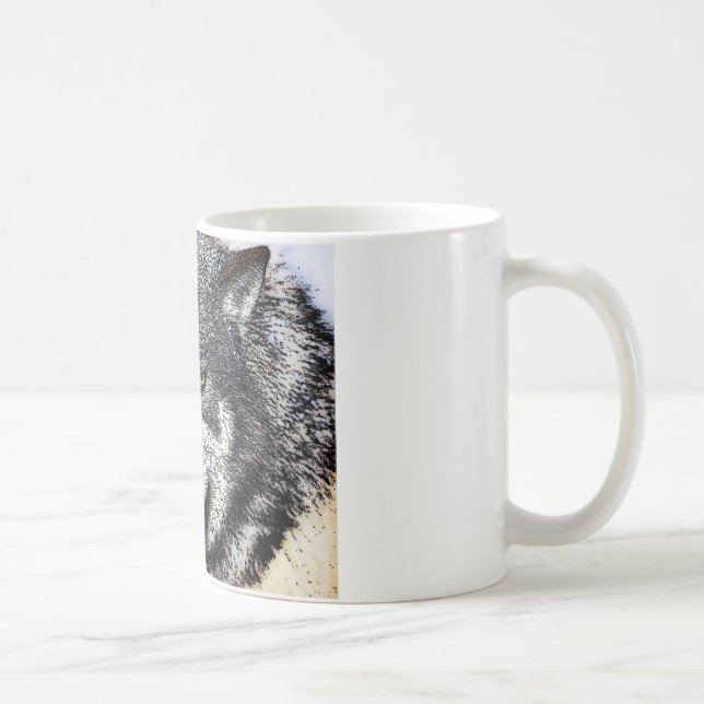 Wild Wolf Kaffeetasse (Rechts)