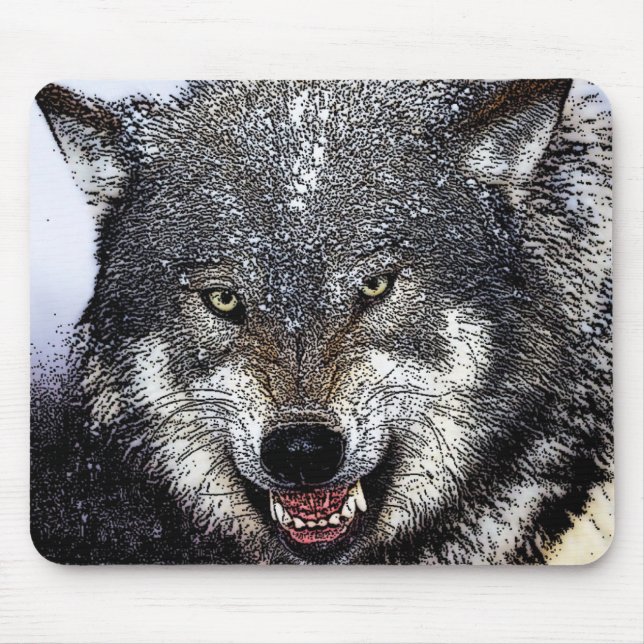 Wild Wolf Mousepad (Vorne)