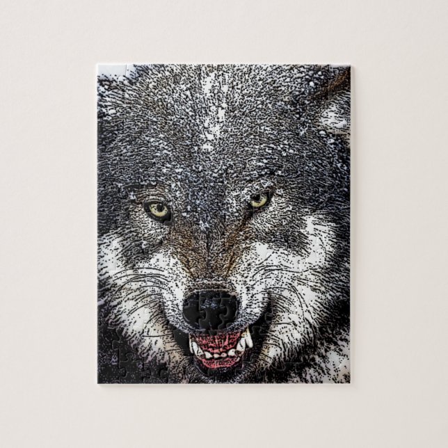 Wild Wolf Puzzle (Vertikal)