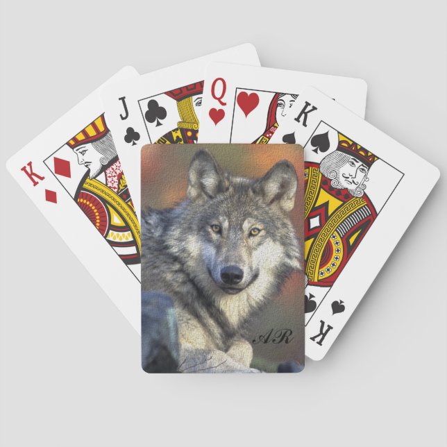 Wild Wolf Spielkarten (Rückseite)