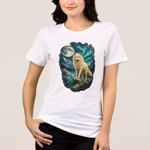 Wild Wolf T-Shirt   T-Shirt  Tri-Blend Shirt