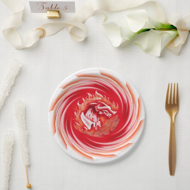 Wild Wolf Whirling Teller (Hochzeit)