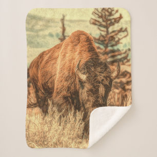 Wild Woodland Bison Sherpadecke