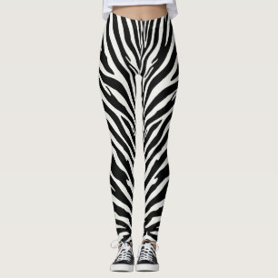 Wild Zebra Pattern Leggings
