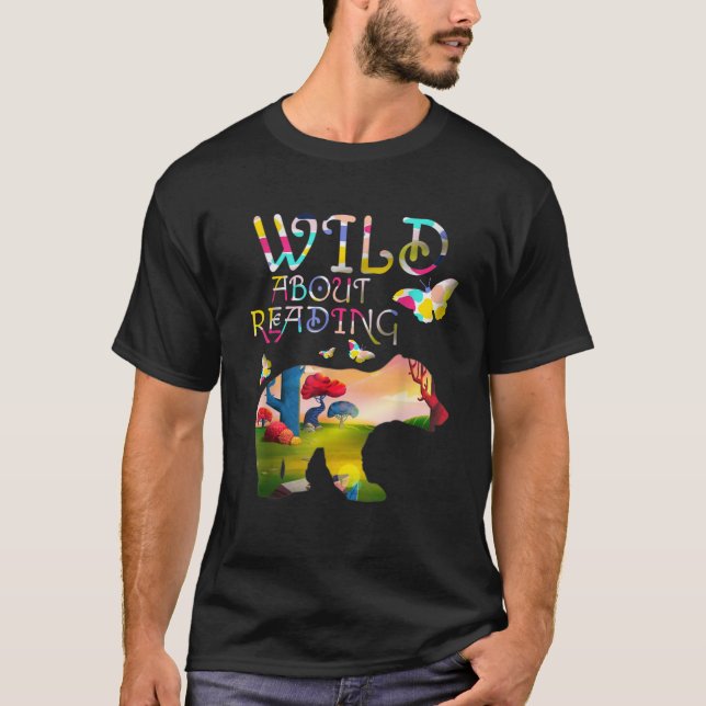 Wild zum Lesen T-Shirt (Vorderseite)