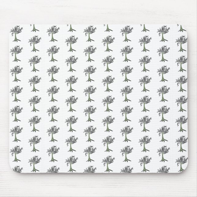 Wildbaumdarstellung Mousepad (Vorne)