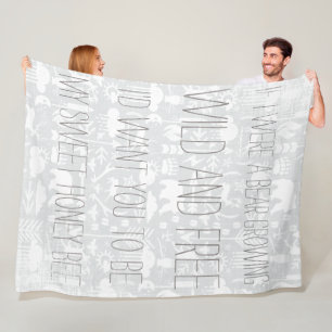 Wildbienengewächse Fleecedecke