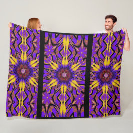 WILDBLUME 1 FLEECEDECKE