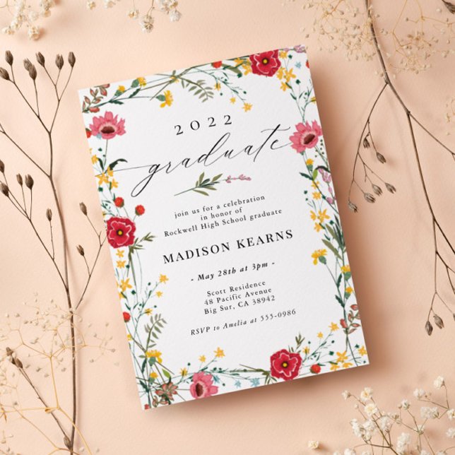 Wildblume 2023 Abschluss Einladung (Von Creator hochgeladen)