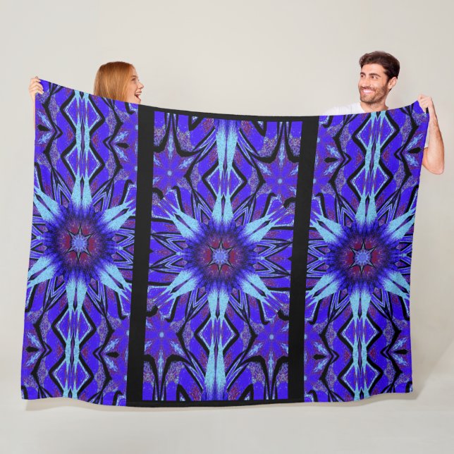 WILDBLUME 3 FLEECEDECKE (Beispiel)