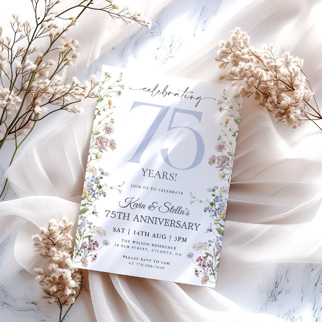 Wildblume 75 Jahre Einladung (Von Creator hochgeladen)