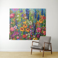 Wildblume Akryllackierung