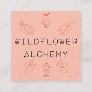 Wildblume Alchemy Biz Card Quadratische Visitenkarte