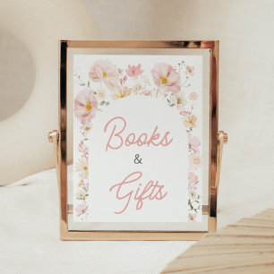 Wildblume Arch Baby in Bloom Bücher und Geschenke Poster