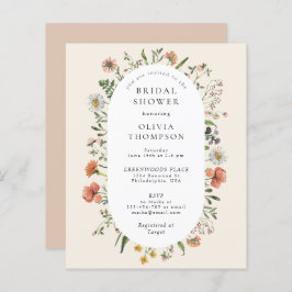 Wildblume Arch Brautparty