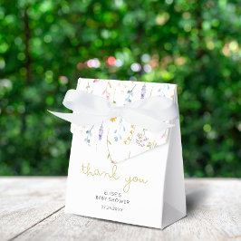 Wildblume Baby Dusche Vielen Dank Geschenkschachtel