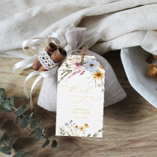 Wildblume Baby Duwer Gefallen Tags Geschenkanhänger