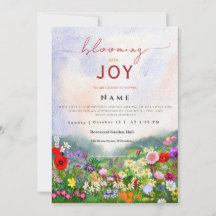 Wildblume Baby im Blut Geschlecht neutral