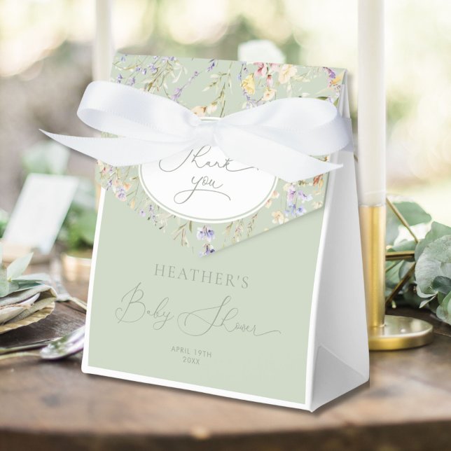 Wildblume Baby in Bloom Baby Dusche Geschenkschachtel (Von Creator hochgeladen)