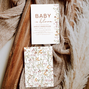 Wildblume Baby in Bloom Baby Showgarten Boho